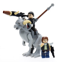 3pcs Han Solo With Tauntaun in Star Wars Mini figure Building Blocks Toys - £12.73 GBP