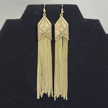 Arrow Shape Southwestern Motif Chain Tassel Chandelier Pierced Earrings ... - €13,27 EUR