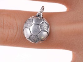 Rare Retired James Avery Soccer ball charm - $163.35