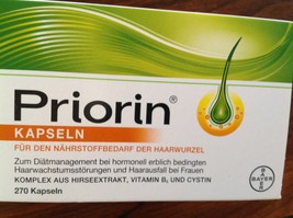 Priorin JUMBO BOX 270 caps made in Germany bayer hair loss growth regrowth 2024 - £135.89 GBP