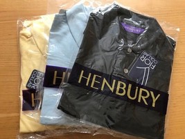 Uomo Henbury Maglietta Golf Vendita. Taglia S.3 Camicie Navy, Giallo, Bi... - £11.99 GBP