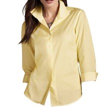 Chicos Effortless Cotton Soleil Top Blouse Womens 16 Chico 3 Wrinkle Fre... - £32.28 GBP