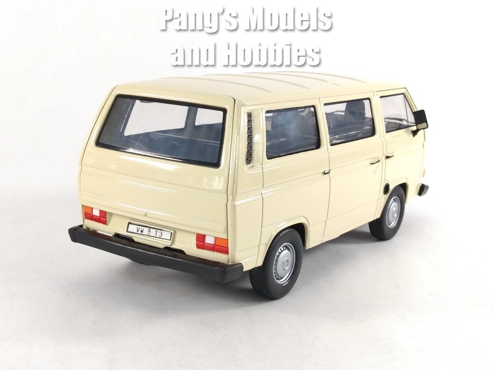 1981 Volkswagen VW T3 Type 2 Bus Van 1/24 Scale Diecast Model - Motormax - WHITE Item image 8