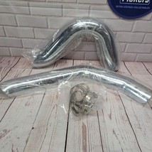 2pc Chrome Cover Heat Shield Set Ultima Big Growl Exhaust Pipes For Harl... - $35.91