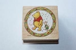Vtg Rare Disney Classic Winnie the Pooh Christmas Stamp &quot;A Walk in the S... - £18.87 GBP