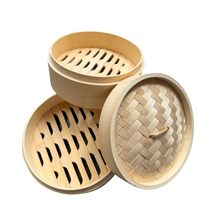 THY Collectibles 2-Tier Bamboo Steamer Basket Set  Perfect for Dim Sum,... - $27.99+