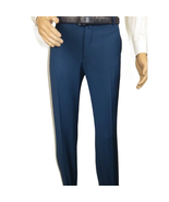 Men's MONO Turkey Slacks 100% Wool Plain Front Regular Fit 2501-05 Frenc... - $79.99