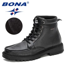 New Designers Winter Snow Boots Men Outdoor Activity Sneakers Boots Man Warm Lac - £79.39 GBP