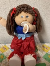 RARE Vintage Cabbage Patch Kid Girl With Pacifier Gray Eyes Hong Kong KT 1984 - £225.40 GBP