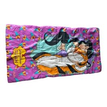 Vintage 90’s Disney Aladdin Jasmine &amp; Rajah Children&#39;s Sleeping Bag Sack... - £23.97 GBP