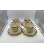 Set of 4 Lenox Fine China LIBERTY Cups &amp; Saucers - $144.04 CAD