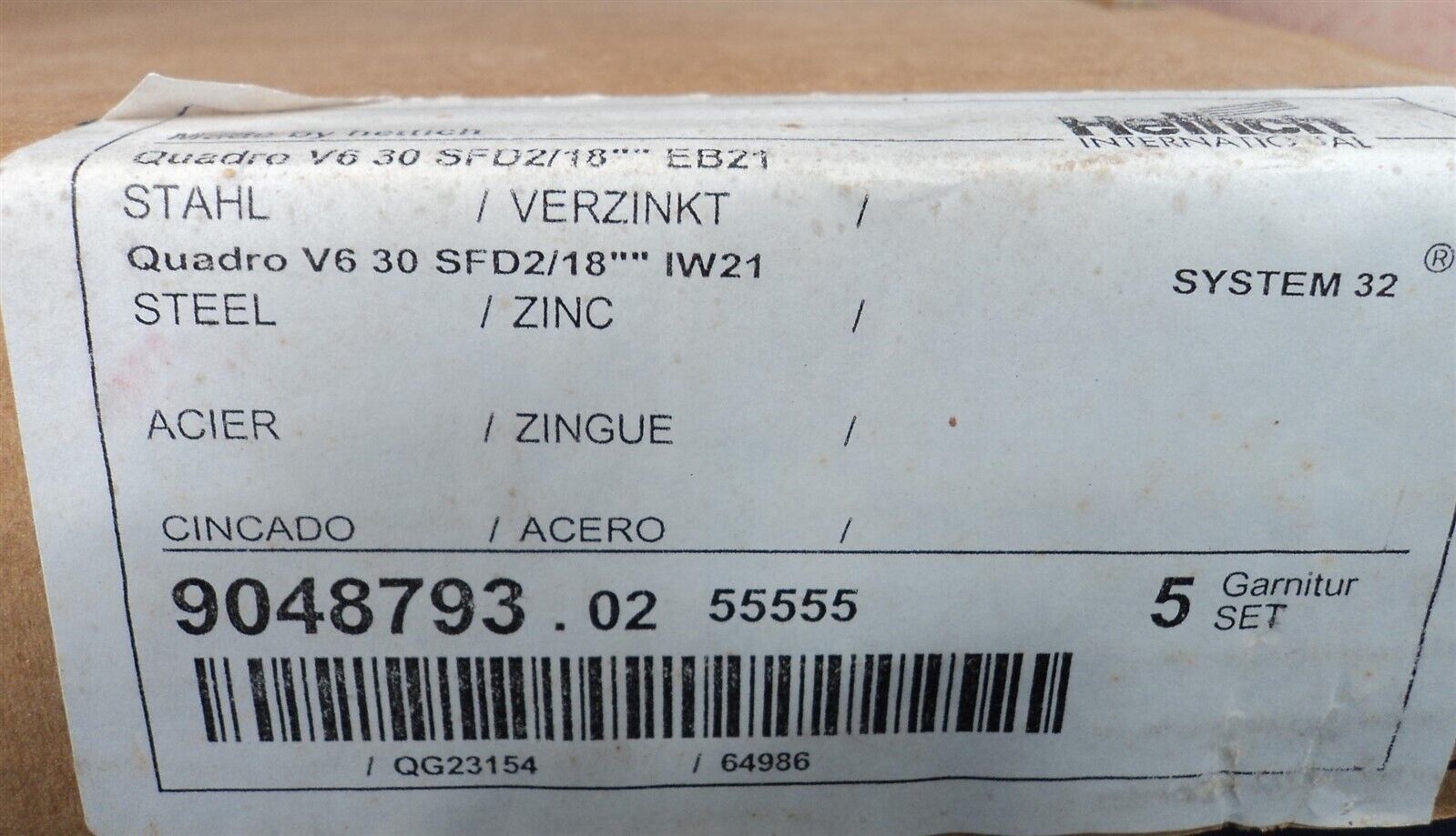 Hettich Quadro IW21 V6 30 SFD2/18" Full Extension R&L SelfClosing