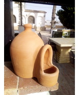  Rustic original, bird water feeder hand made in Spain Europe - $85.00