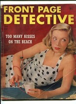 Front Page Detective June 1949- Good Girl Art cover- True Crime g/vg - £43.42 GBP