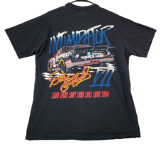 Dale Earnhardt Tee Shirt Large Black Short Sleeve NASCAR Intimidator RARE - £53.00 GBP