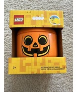 LEGO Storage Head Small Pumpkin Jack-O-Lantern BRAND NEW! Halloween - €16,98 EUR