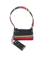 Colorful Striped Shoulder Bag 9.5x5x3.5 inches - $13.85 CAD