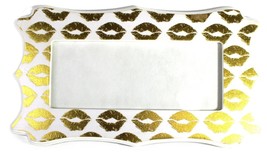 Deco panoramic photo frame lips white Gold fits 8.5 x 3.5&quot; picture fun w... - $13.95 CAD