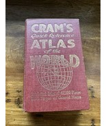 Vintage Cram’s Quick Reference Atlas of the World Book - $942.45 MXN
