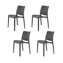 Lagoon, SENSILLA – Set of 4 Chairs 7052. Chair Injected in Polypropylene - $249.93