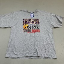 Vintage 2008 Football BCS  National Championship LSU vs Ohio State Shirt 2XL - $22.76