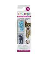 Kitty Caps Kitty Caps Nail Caps for Cats, Medium, Black w/ Gray Tips &amp; B... - £10.21 GBP