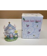 Easter Ceramic Church W/ Steeple Music Box Plays “ Easter Parade “ EAM-CHR - $24.49