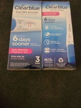 2 Pkgs Clearblue Early Detection Pregnancy Test, 3ct (H1) - £17.18 GBP