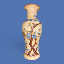 Antique Crackle Glazed Chinese Vase 8”H x 3.25D - £98.23 GBP