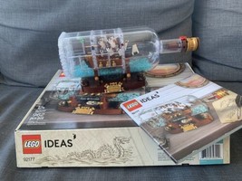 Lego Ideas 21313 Ship in a Bottle Building Toy Open Box Instructions - £70.73 GBP