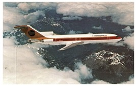 Continental Airlines Boeing 727 200 airline issued Airplane Postcard  - £14.59 GBP