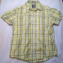 Men&#39;s Shirt H&amp;M Button Up Shirt Green Plaid Small - £7.59 GBP