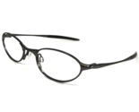 Vintage Oakley Eyeglasses Frames O1 11-602 Pewter Matte Grey Round 48-19... - $65.19