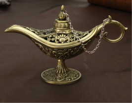 Aladdin Magic Fairy Tale Lamp Tea Pot Genie Stunning Decoration - $17.77