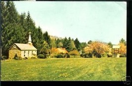 Our Lady of the Pines Smallest Church in 48 States W Va postcard - £1.56 GBP