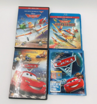 Disney Cars Planes DVD Blu Ray Lot of 4 - £12.17 GBP