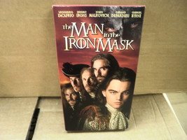L81 The Man In The Iron Mask Leonardo Dicaprio Mgm 1998 Used Vhs Tape - £2.90 GBP