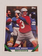 Rick Mirer Seattle Seahawks 1993 Topps Rookie Card #600 - £0.77 GBP
