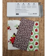 Stampin Up Holly Berry Bouquet Designer Fabric 3 Fat Quarters 18 x 28&quot; NIB - $13.25