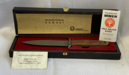 Boker Damast Applegate Fairbairn Damascus #227/300 Fixed Blade Dagger Knife - $599.95