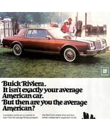Buick Riviera General Motors 1979 Advertisement Automobilia Vintage DWKK4 - €21,67 EUR
