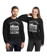 Snow Is Falling Books Are Calling Unisex Sweatshirt, For Bookworms, Read... - $33.65+