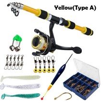 Sougayilang 1.8M Fishing Rod and Reel Set EVA Handle Gl  Telescopic Fishing Rod  - £66.50 GBP