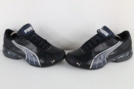 Vintage Y2K Puma Mens Size 11.5 D Distressed Spell Out Sneakers Shoes Black - $835.43 MXN