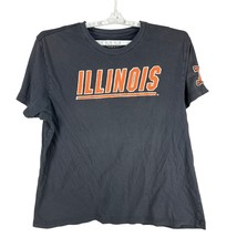 Colosseum Athletics Illinois T-Shirt Collegiate Licensed 100% Cotton Bla... - $14.00