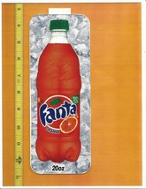 Coke Chameleon Size Fanta Orange 20 Oz Bottle Soda Flavor Strip Clearance Sale - £1.20 GBP