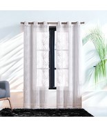 Set of Two 96&quot; Blush Boho Embroidered Window Panels - $3,832.26 MXN