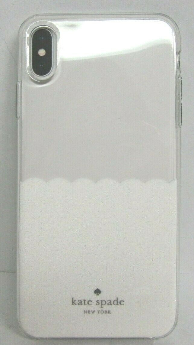 Kate Spade Case for Apple iPhone XS MAX (6.5") - White Clear Glitter # - $11.64