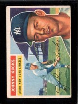 1956 Topps #88B Johnny Kucks Good+ (Rc) Yankees White Backs *NY3981 - £3.53 GBP