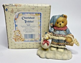 Cherished Teddies Ingrid &quot;Bundled-Up With Warm Wishes&quot; Figurine U100 - £10.38 GBP